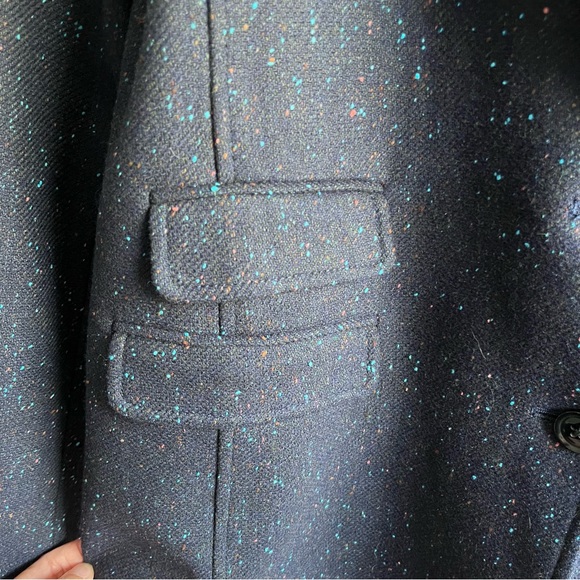 Banana Republic Speckled Blue Tweed Blazer - Picture 7 of 9